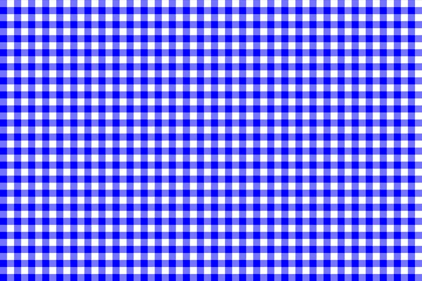 Blue Gingham pattern. Texture from rhombus/squares for - plaid, tablecloths, clothes, shirts, dresses, paper, bedding, blankets, quilts and other textile products. Vector illustration EPS 10 — Stock Vector