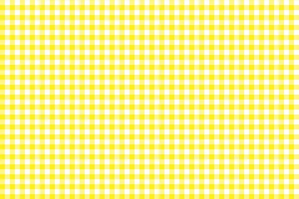 Padrão de Gingham amarelo. Textura de losango / quadrados para - xadrez, toalhas de mesa, roupas, camisas, vestidos, papel, roupa de cama, cobertores, colchas e outros produtos têxteis. Ilustração vetorial EPS 10 — Vetor de Stock