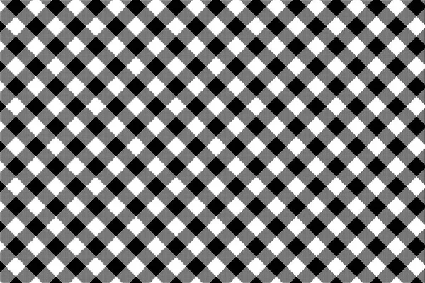 Modello Black Gingham. Texture da rombi / quadrati per plaid, tovaglie, vestiti, camicie, abiti, carta, biancheria da letto, coperte, trapunte e altri prodotti tessili. Illustrazione vettoriale EPS 10 — Vettoriale Stock