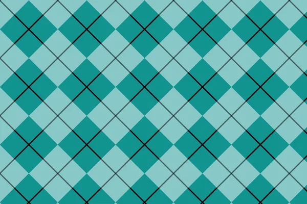 Light blue pattern. Texture from rhombus/squares for - plaid, tablecloths, clothes, shirts, dresses, paper, bedding, blankets, quilts and other textile products. Vector illustration EPS 10 — Stock Vector