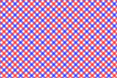 Kırmızı ve açık mavi şemsiye deseni. Doku Rhombus/kareler için-ekose, Masa örtüsü, Giysi, gömlek, elbise, kağıt, yatak, battaniye, yorgan ve diğer tekstil ürünleri. Vektör Illustration EP