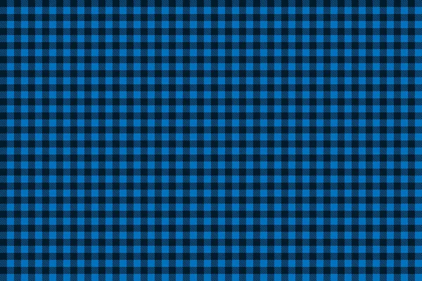 Azul preto Lumberjack xadrez padrão sem costura — Vetor de Stock