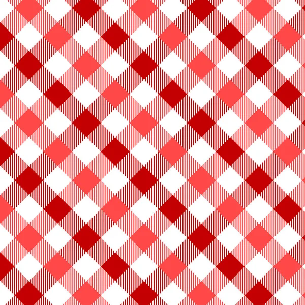 Patrón de Red Gingham. Textura de rombo / cuadrados para cuadros, manteles, ropa, camisas, vestidos, papel, ropa de cama, mantas, edredones y otros productos textiles. Ilustración vectorial EPS 10 — Archivo Imágenes Vectoriales