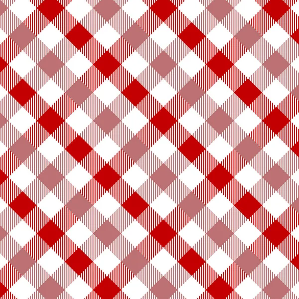 Rode pastel patroon. Textuur van Rhombus/pleinen voor-Plaid, tafelkleden, kleding, shirts, jurken, papier, beddengoed, dekens, quilts en andere textielproducten. Vector illustratie EPS 10 — Stockvector