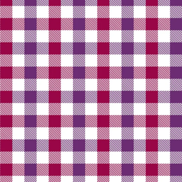 Rood en Violet pastel patroon. Textuur van Rhombus/pleinen voor-Plaid, tafelkleden, kleding, shirts, jurken, papier, beddengoed, dekens, quilts en andere textielproducten. Vector illustratie EPS 10 — Stockvector