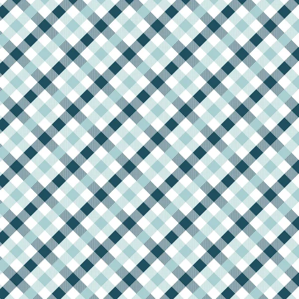 Padrão de Gingham azul claro e cinza. Textura de para xadrez, toalhas de mesa, roupas, camisas, vestidos, papel, roupa de cama, cobertores, colchas e outros produtos têxteis. Ilustração vetorial EPS 10 —  Vetores de Stock