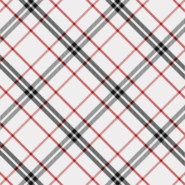 Tartan Pattern in Red,Black and White. Texture for plaid, tablecloths, clothes, shirts, dresses, paper, bedding, blankets, quilts and other textile products. Vector illustration EPS 10 — Stock Vector