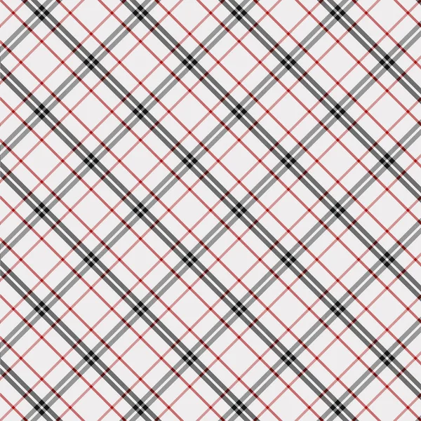 Tartan Pattern in Red,Black and White. Texture for plaid, tablecloths, clothes, shirts, dresses, paper, bedding, blankets, quilts and other textile products. Vector illustration EPS 10 — Stock Vector