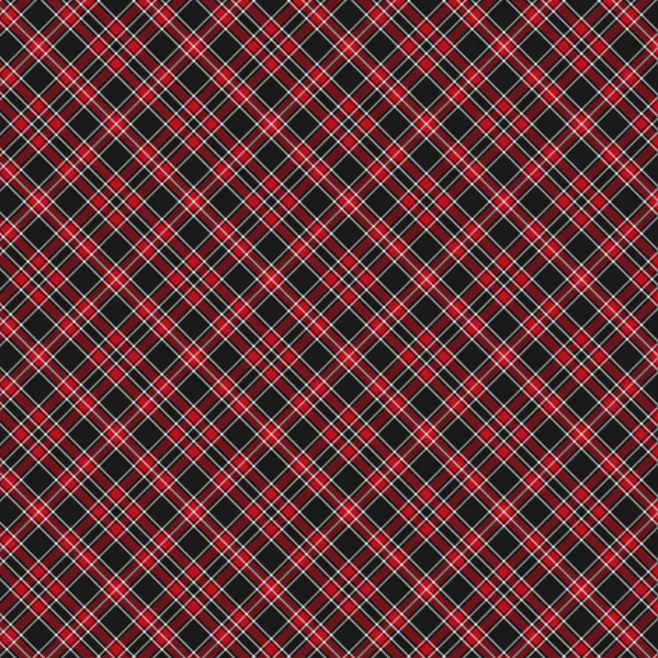 Padrão xadrez Tartan, Vermelho e Preto.Textura para xadrez, toalhas de mesa, roupas, camisas, vestidos, papel, roupa de cama, cobertores, colchas e outros produtos têxteis. Ilustração vetorial EPS 10 — Vetor de Stock