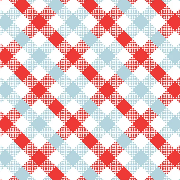 Patrón de Red Gingham. Textura de cuadrados para cuadros, manteles, ropa, camisas, vestidos, papel, ropa de cama, mantas, edredones y otros productos textiles. Ilustración vectorial EPS 10 — Archivo Imágenes Vectoriales