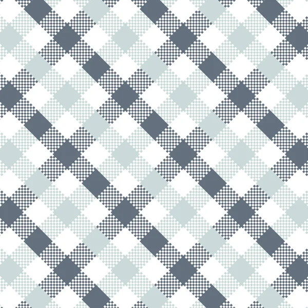 Light Blue Gingham pattern. Texture from squares for - plaid, tablecloths, clothes, shirts, dresses, paper, bedding, blankets, quilts and other textile products. Vector illustration EPS 10 — Stock Vector