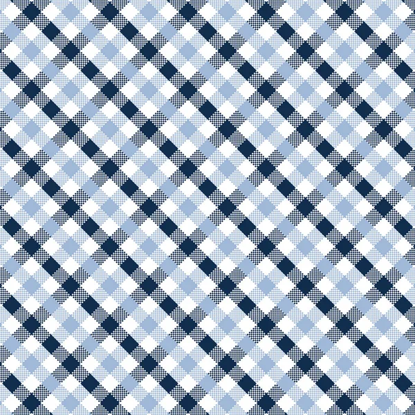 Синяя модель Гингема. Текстура от квадратов для - плед, скатерти, одежда, рубашки, платья, бумага, постельное белье, одеяла, одеяла и другие текстильные изделия. Векторная иллюстрация EPS 10 — стоковый вектор
