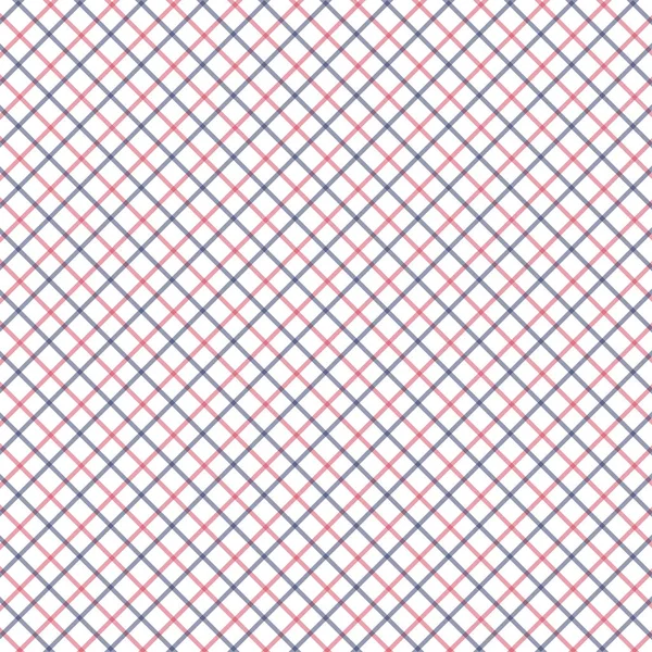 Czerwony i niebieski Tattersall Sprawdź wzór. Męska koszula moda tekstylna tkanina. Powtarzalny szyk Plaid płytek. — Wektor stockowy