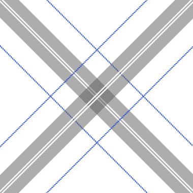 Ekose desen gri dikişsiz vektör arka plan. Modern günlük kumaş tasarımı için Tartan kontrol ekose. Vektör illüstrasyon Eps 10