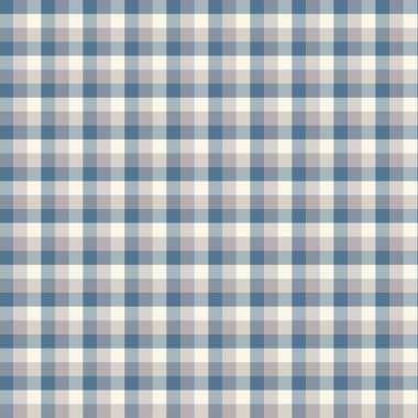 Gingham dikişsiz açık mavi desen. Ekose, masa örtüsü, giysi, gömlek, elbise, kağıt, yatak, battaniye, yorgan ve diğer tekstil ürünleri için doku. Vektör İllüstrasyon Eps 10