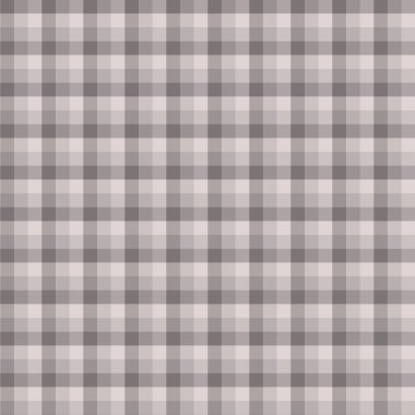 Gingham dikişsiz gri desen. Ekose, masa örtüsü, giysi, gömlek, elbise, kağıt, yatak, battaniye, yorgan ve diğer tekstil ürünleri için doku. Vektör İllüstrasyon Eps 10