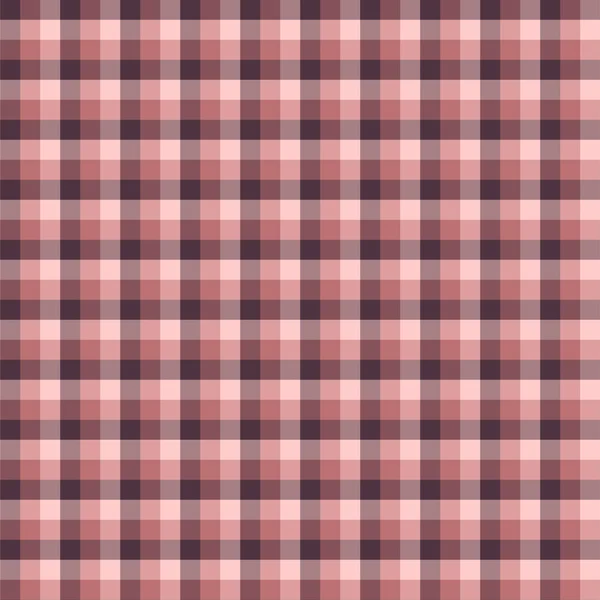 Gingham varrat nélküli piros minta. Textúra Plaid, abroszok, ruházat, ingek, ruhák, papír, ágynemű, takaró, paplanok és egyéb textiltermékek. Vektoros illusztráció EPS 10 — Stock Vector