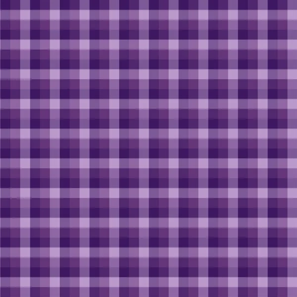 Gingham varrat nélküli lila mintázat. Textúra Plaid, abroszok, ruházat, ingek, ruhák, papír, ágynemű, takaró, paplanok és egyéb textiltermékek. Vektoros illusztráció EPS 10 — Stock Vector