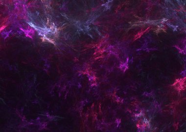 Soyut fraktal ışık arkaplanı 3 boyutlu oluşturuluyor.