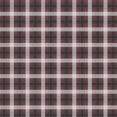 Kahverengi Gingham deseni. Ekose, masa örtüleri, giysi, gömlek, elbise, kağıt, yatak, battaniye, yorgan ve diğer tekstil ürünleri - kareler doku. Vektör illüstrasyon Eps 10