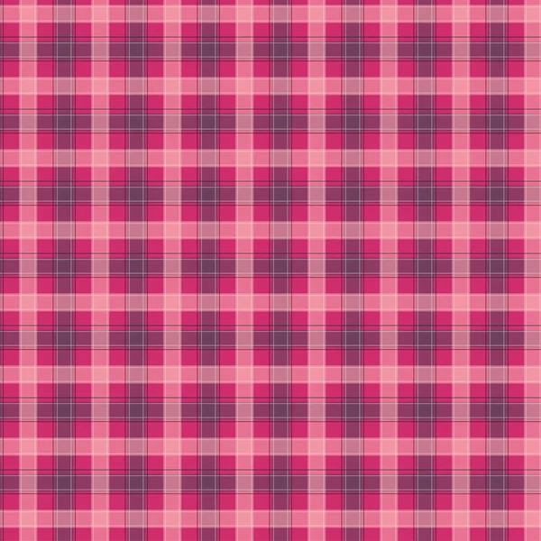 Rosa Gingham pattern. Texture from squares for - plaid, tablecloths, clothes, shirts, dresses, paper, bedding, blankets, quilts and other textile products. Vector illustration EPS 10 — Stock Vector
