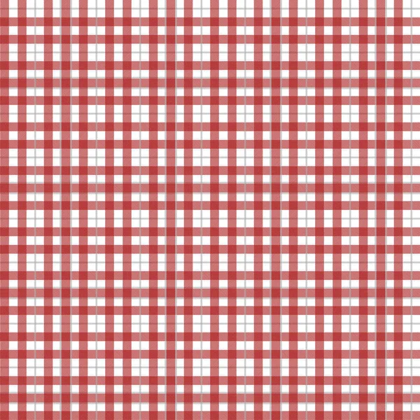 Patrón tartán rojo. Textura para cuadros, manteles, ropa, camisas, vestidos, papel, ropa de cama, mantas, edredones y otros productos textiles. Ilustración vectorial EPS 10 — Archivo Imágenes Vectoriales