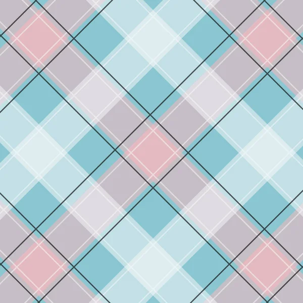 Padrão de Gingham azul claro. Textura de quadrados para xadrez, toalhas de mesa, roupas, camisas, vestidos, papel, roupa de cama, cobertores, colchas e outros produtos têxteis. Ilustração vetorial EPS 10 —  Vetores de Stock