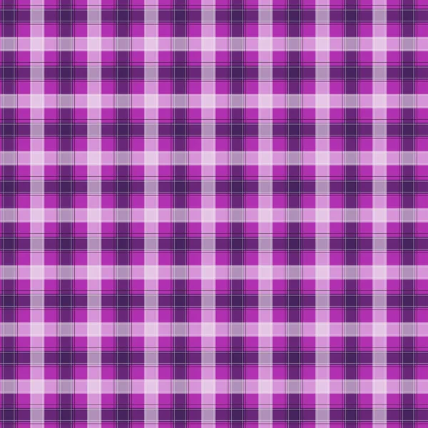 Purple Gingham pattern. Texture from squares for - plaid, tablecloths, clothes, shirts, dresses, paper, bedding, blankets, quilts and other textile products. Vector illustration EPS 10 — Stock Vector