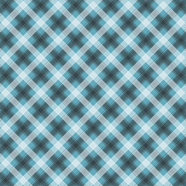 Light blue Gingham pattern. Texture from squares for - plaid, tablecloths, clothes, shirts, dresses, paper, bedding, blankets, quilts and other textile products. Vector illustration EPS 10 — Stock Vector