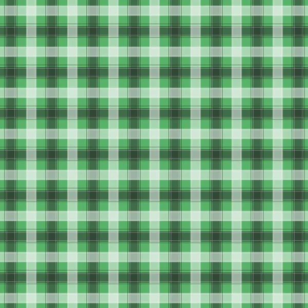 Zöld Gingham mintát. Textúra a négyzetek-Plaid, abroszok, ruházat, ingek, ruhák, papír, ágynemű, takaró, paplanok és egyéb textiltermékek. Vektoros illusztráció EPS 10 — Stock Vector