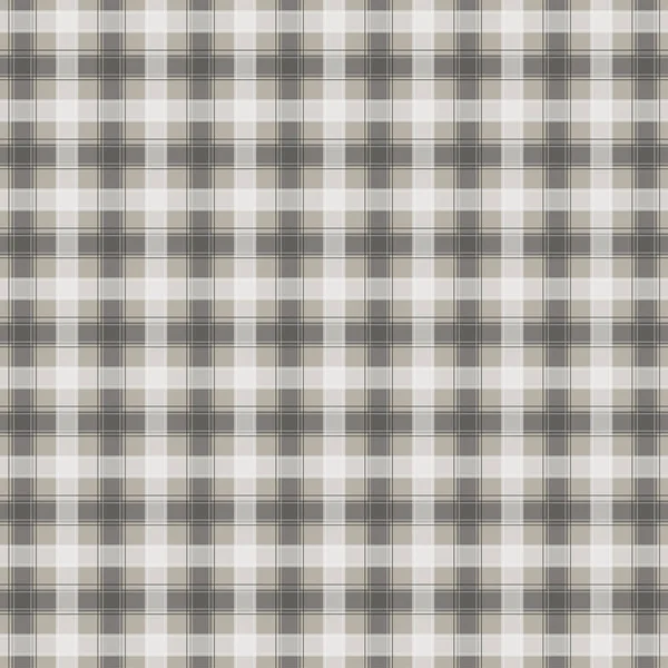 Grey Gingham pattern. Texture from squares for - plaid, tablecloths, clothes, shirts, dresses, paper, bedding, blankets, quilts and other textile products. Vector illustration EPS 10 — Stock Vector