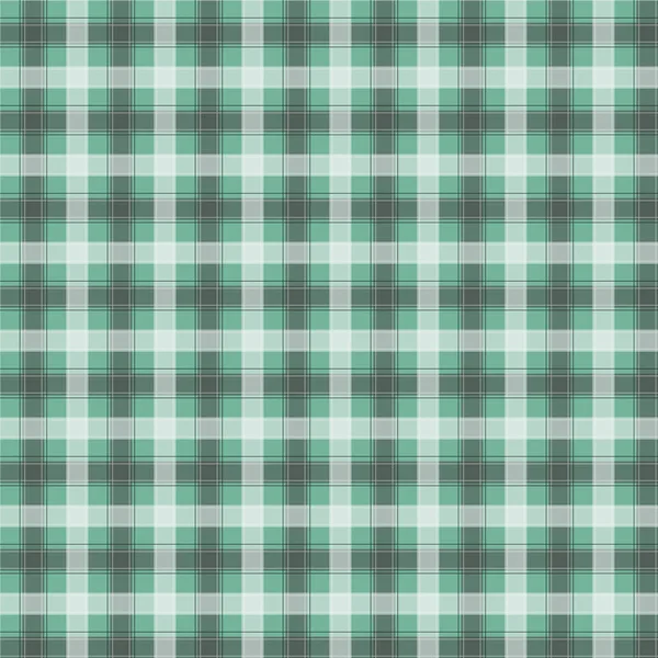 Világoszöld Gingham minta. Textúra a négyzetek-Plaid, abroszok, ruházat, ingek, ruhák, papír, ágynemű, takaró, paplanok és egyéb textiltermékek. Vektoros illusztráció EPS 10 — Stock Vector