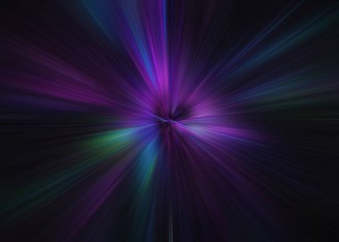 Parlayan parçacıklar ve çizgilerle ışık patlaması yıldızı. Güzel soyut ışınları arka plan.