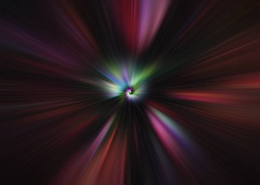 Parlayan parçacıklar ve çizgilerle ışık patlaması yıldızı. Güzel soyut ışınları arka plan.