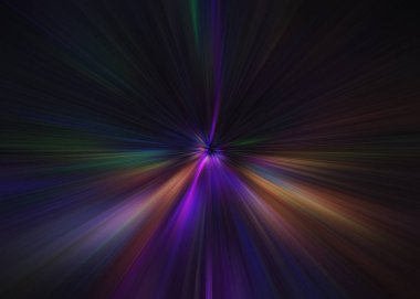 Parlayan parçacıklar ve çizgilerle ışık patlaması yıldızı. Güzel soyut ışınları arka plan.