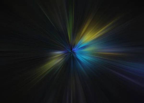 Light explosion star with glowing particles and lines. Beautiful abstract rays background. — Stock Photo, Image