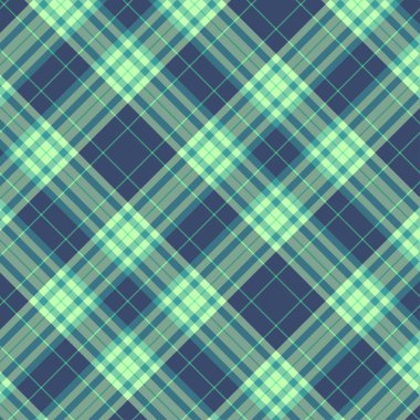 Mavi ve Yeşil Tartan Deseni.