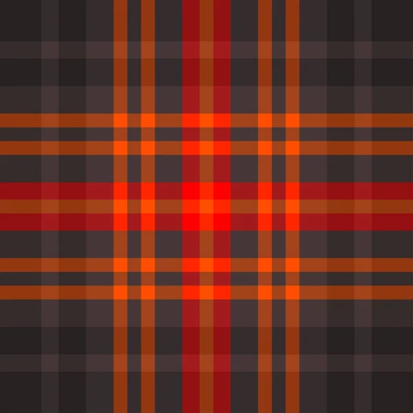 Modèle de tartan en rouge et noir . — Image vectorielle