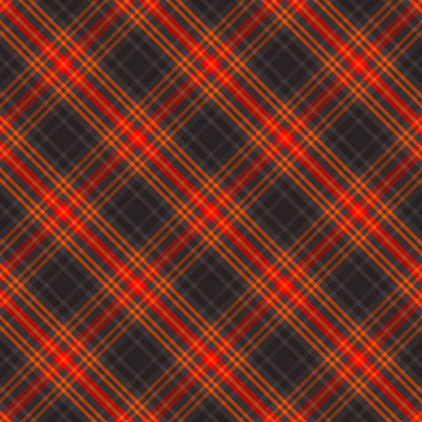 Padrão de Tartan em Vermelho e Preto . — Vetor de Stock