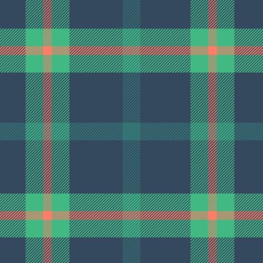 Mavi ve Yeşil Tartan Deseni