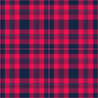 Mavi ve Pembe Tartan Deseni.