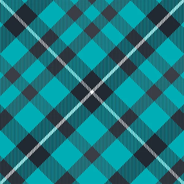 Tartan wzór w kolorze niebieskim i czarnym. — Wektor stockowy