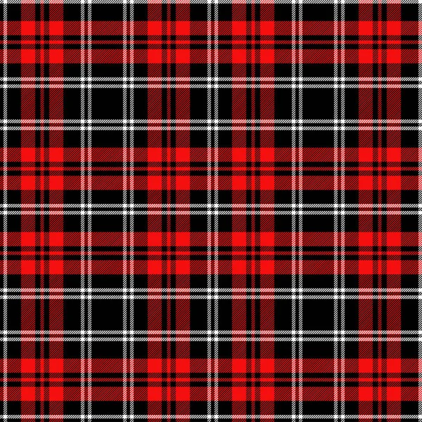 Padrão de Tartan em Vermelho e Branco . —  Vetores de Stock