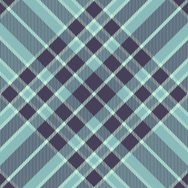 Tartan Mavili ve Mor desenli.