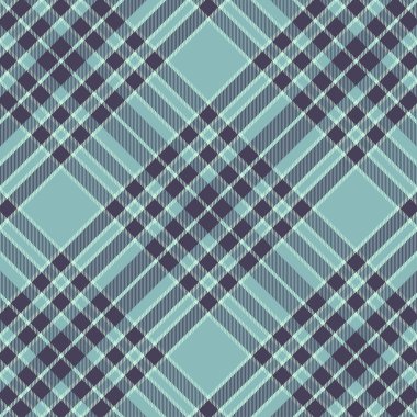 Mavi ve Mor Tartan Deseni.