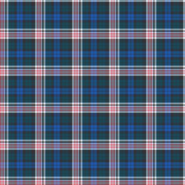 Tartan desenli arka plan. Ekose kumaş, masa örtüsü, kıyafet, gömlek, elbise, kağıt, yatak örtüsü, yorgan ve diğer tekstil ürünleri için kumaş. Vektör illüstrasyonu Eps 10