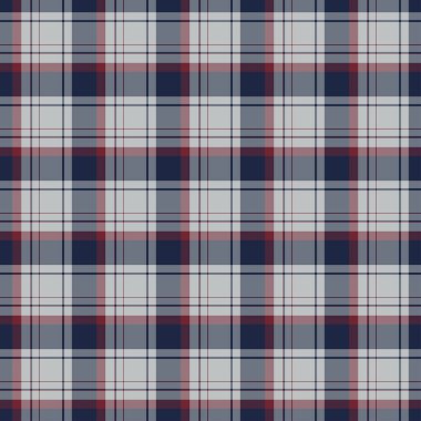 Tartan desenli arka plan. Ekose kumaş, masa örtüsü, kıyafet, gömlek, elbise, kağıt, yatak örtüsü, yorgan ve diğer tekstil ürünleri için kumaş. Vektör illüstrasyonu Eps 10