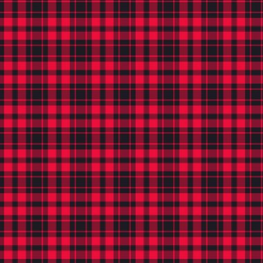 Tartan desenli arka plan. Ekose kumaş, masa örtüsü, kıyafet, gömlek, elbise, kağıt, yatak örtüsü, yorgan ve diğer tekstil ürünleri için kumaş. Vektör illüstrasyonu Eps 10