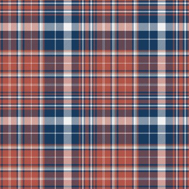 Tartan desenli arka plan. Ekose kumaş, masa örtüsü, kıyafet, gömlek, elbise, kağıt, yatak örtüsü, yorgan ve diğer tekstil ürünleri için kumaş. Vektör illüstrasyonu Eps 10