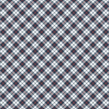 Tartan desenli arka plan. Ekose kumaş, masa örtüsü, kıyafet, gömlek, elbise, kağıt, yatak örtüsü, yorgan ve diğer tekstil ürünleri için kumaş. Vektör illüstrasyonu Eps 10